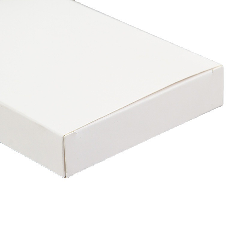 White colored paper, rectangular pack, (Physicals), with your logo imprint, custom-made 4