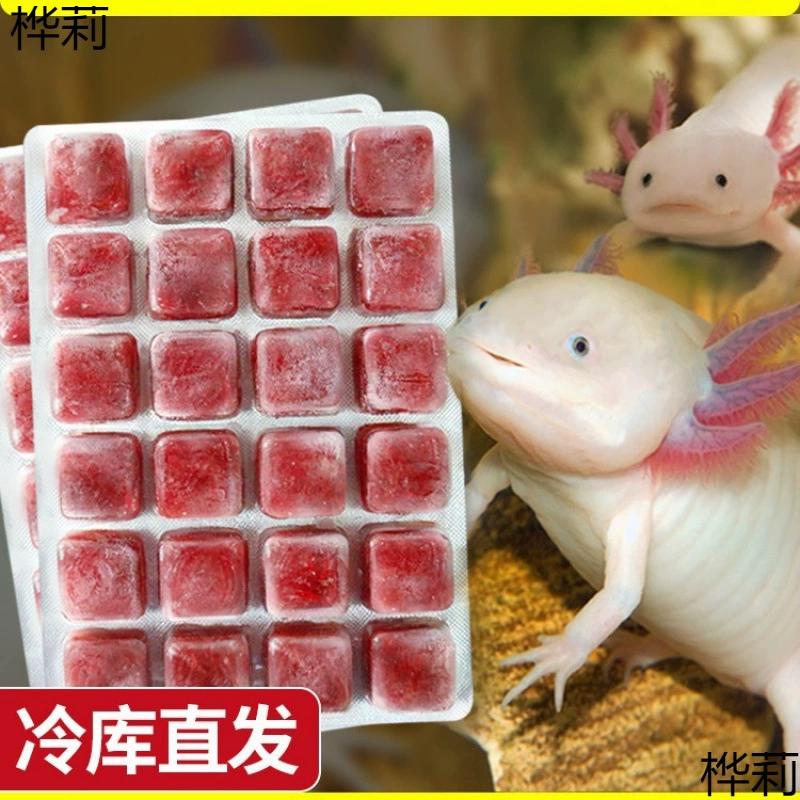 Гексагональный корм для рыб-динозавров, замороженные красные черви, гексагональный дракон, рыба-сальамандра, шестигранное тонущее бентонитическое корм для рыб