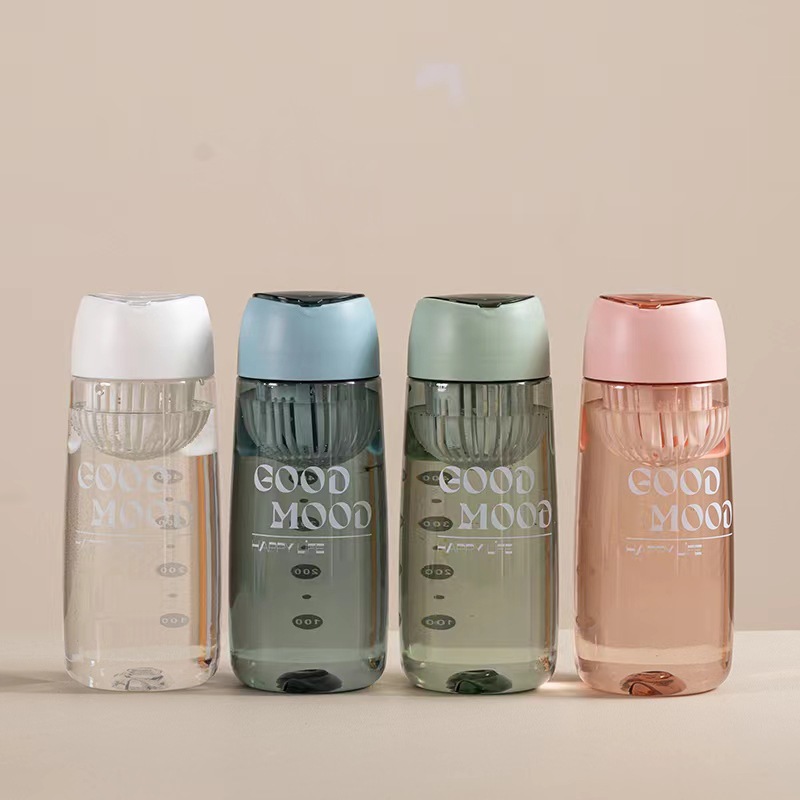 水杯男生大容量杯子女高颜值泡茶夏季防摔运动水壶便携简约塑料杯