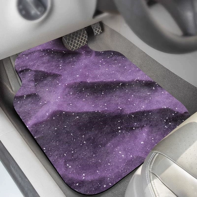 universal fit, easy to clean, Car Carpet - starry-sky-purpleanti-slip-diatom-mudfull-car-four-piece-setfour-pieces-offer-more-savings