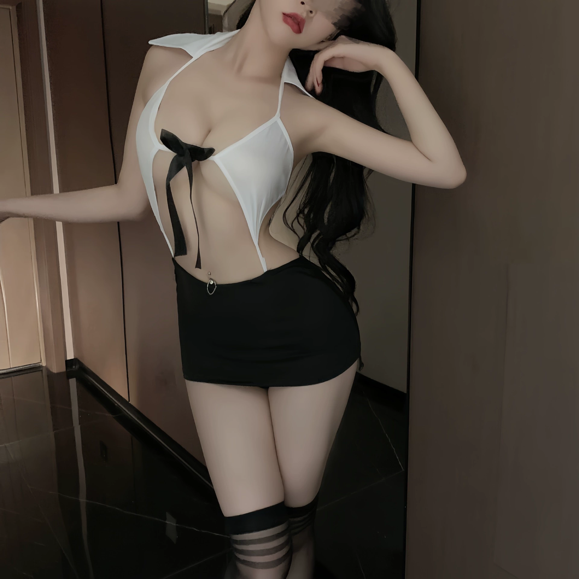 馋奶猫 Sexy underwear, uniform, set, cosplay