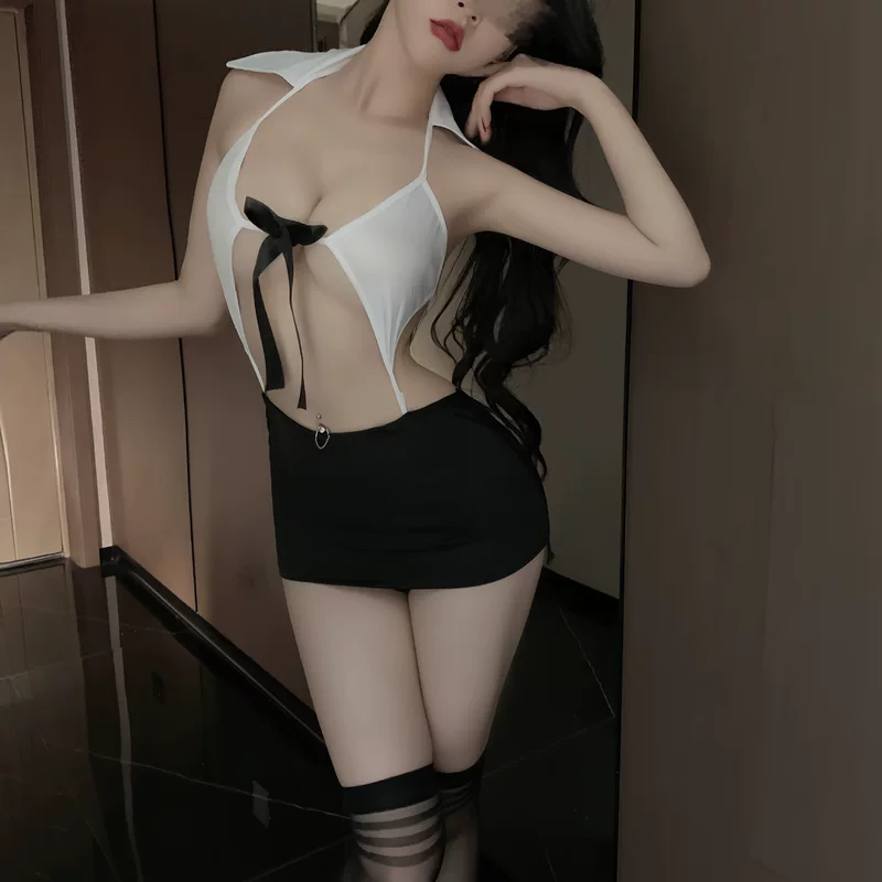 馋奶猫 Sexy underwear, uniform, set, cosplay