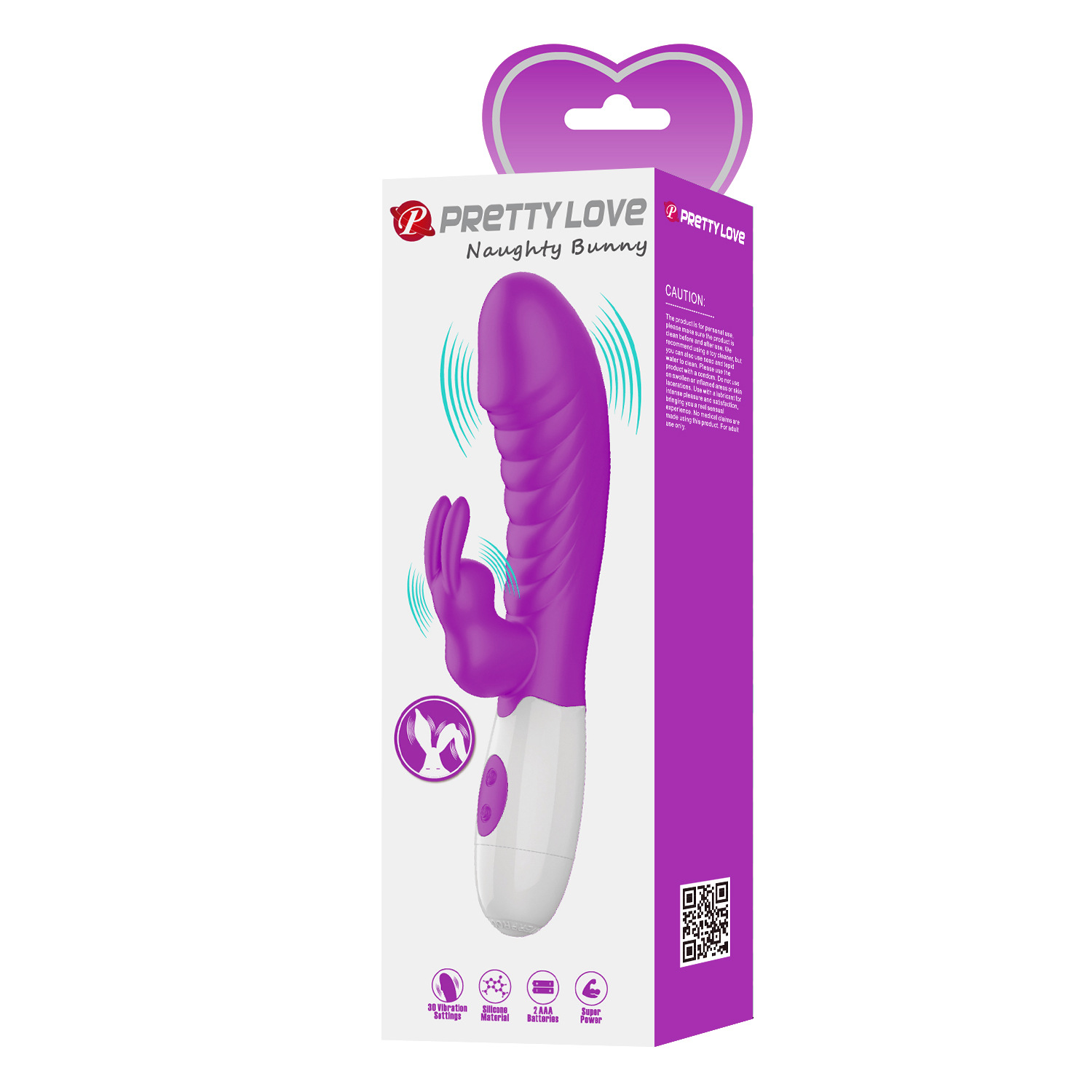 Pleasure Paida G-spot Rabbit Vibrator Silicone 30 Frequency_voghion.com
