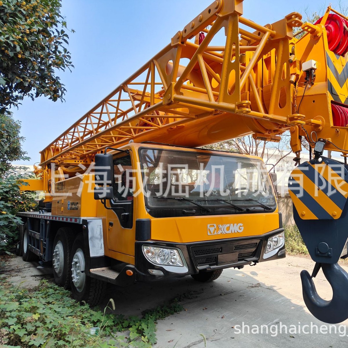 徐工70吨吊车，XCMG 起重机上海出口现货二手QY70K汽车吊