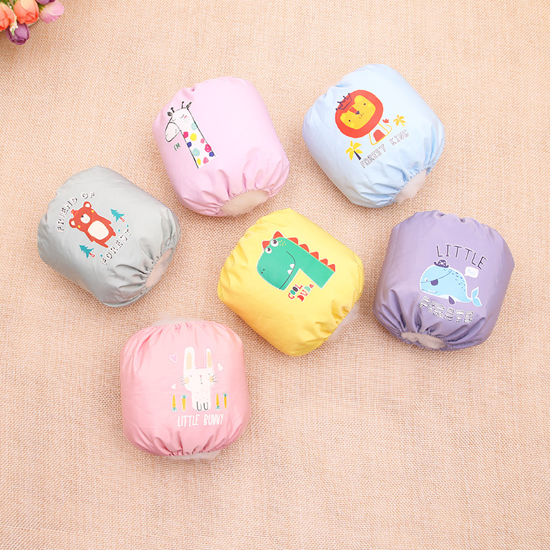 宝宝袖套女防水耐脏婴儿小护袖套印花卡通学生套袖短款儿童袖套男|ms