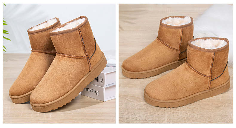 Damen-Stiefel, Kunstpelz, Militär, lässig, hoher Absatz, mittlerer Absatz, runde Zehen, Schnürung, Slip-On, Sport, Reiseschuhe, Stiefel_voghion.com