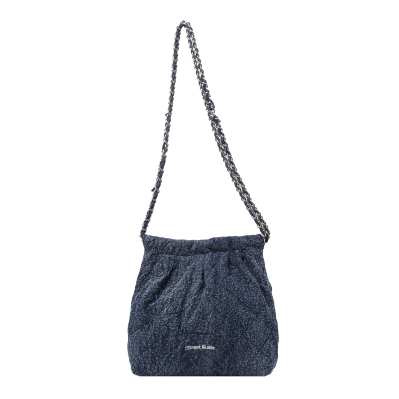 Bolso de mezclilla súper caliente popular de este año para mujer 2024 nuevo bolso de hombro de cadena de todo fósforo de verano bolso de moda