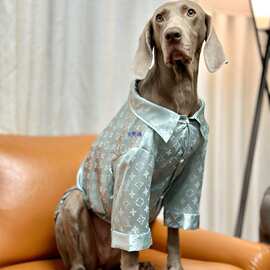狗狗衣服大型犬夏季薄款宠物帅气萨摩耶杜宾金毛拉布拉多大狗衣服
