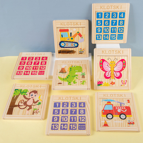 Three Kingdoms Digital Huarongdao Puzzle Puzzle Chinese Classical Children's Customs Clearance Intelligence Unlocking Building Blocks Educational Toy