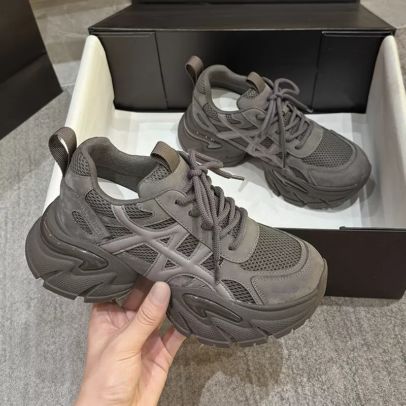 现货老爹鞋女2025秋冬季新款增高厚底休闲百搭潮流运动鞋松糕鞋女