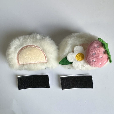 Motosiklet dəbilqələri | Modification - strawberry-bear-off-white-with-strawberries