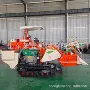 马力履带式小麦大豆收割机
