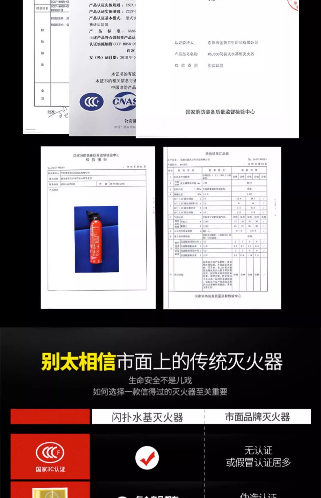 Car-Mounted Fire Extinguisher 2026 New Model High Temperature Resistant Explosion-Proof 21B Water-Based for Home and Private Car Use 3C Certified Portable