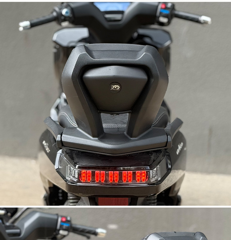Suitable for Wuyang Honda Nwg150 Backrest Upgrade, Height-Increasing Aluminum Alloy Backrest, Rear Rack Dual-Purpose Model