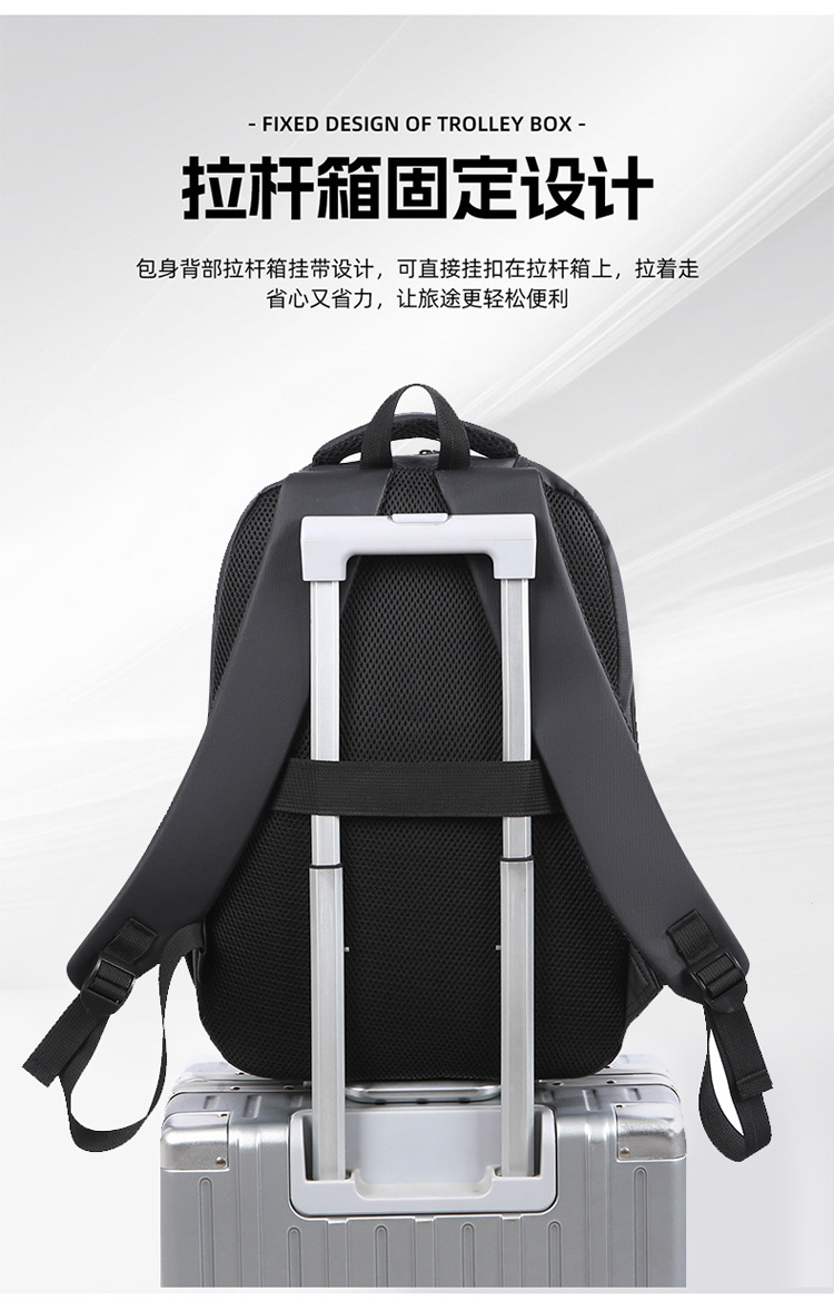 Amazon backpacks for men's business trips, new large-capacity computer bags, and multi-functional school bags for students undefined