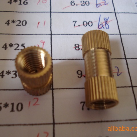 供应嵌件螺母，铜材质
