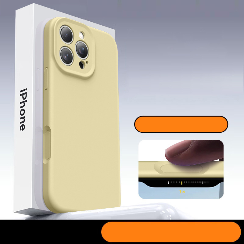 Nueva funda integrada con botón de cámara de silicona líquida, compatible con iPhone 14, iPhone 17, botón de cámara con IA, iPhone 15.