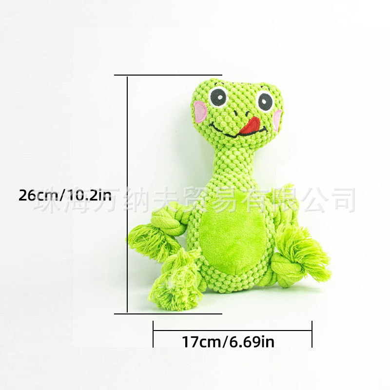 Nueva mascota perro juguete felpa resistente a los mordiscos de sonido animal transfronterizo Amazon pequeño perro de juguete suministros para mascotas