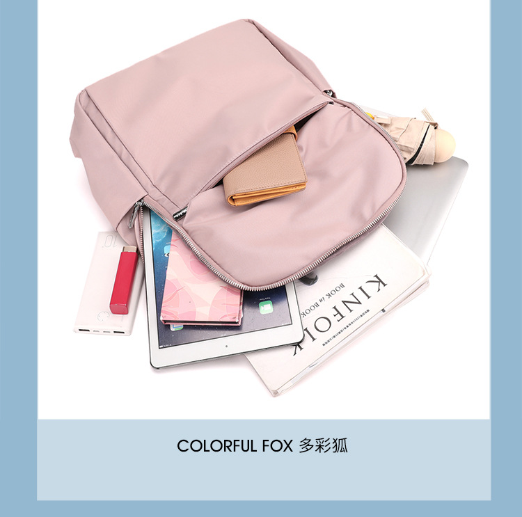 Colorful Fox's new spring backpacks, outdoor casual large-capacity backpacks, neutral and fashionable student schoolbags undefined