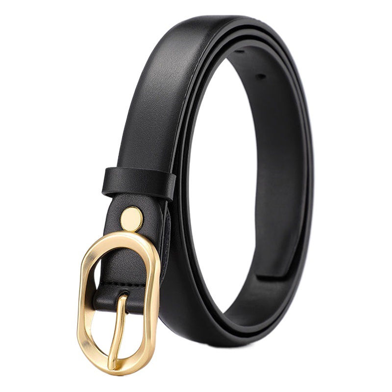 Nuevo cinturón de las mujeres retro slim fit moda todo partido vestido jeans casual pin hebilla cinturón decorativo