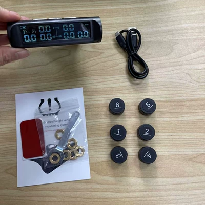 Monitor Six-Tire Pressure Sensor: Tire pressure monitoring system