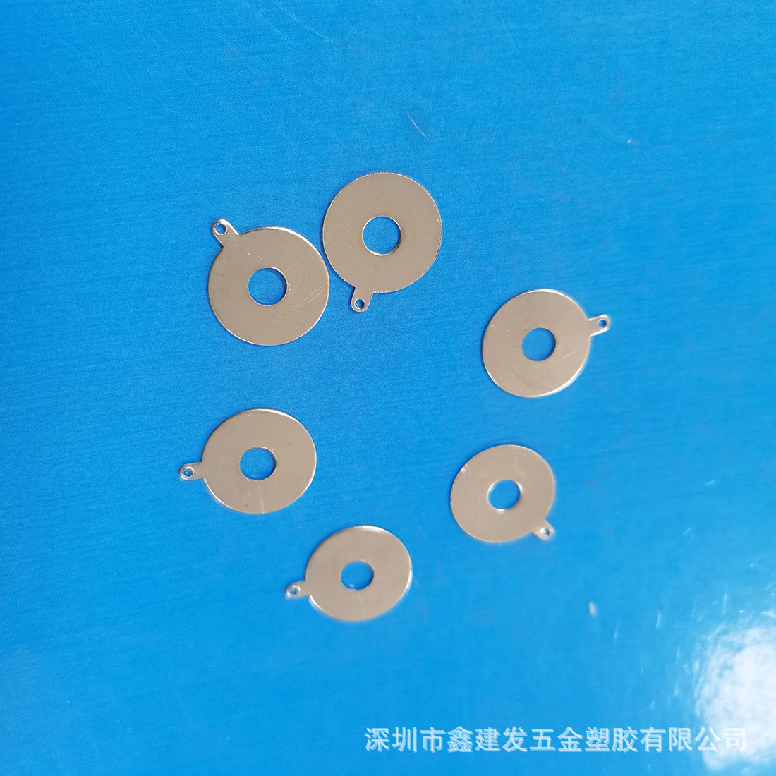 0.5焊接线端子 垫片 介子 接触导电弹片磷铜五金冲压件厂家JF-05