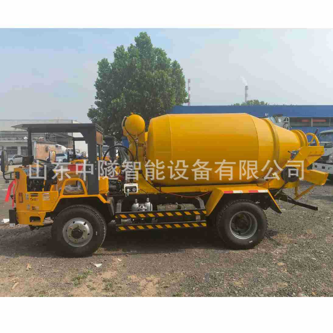 Three-Party Ka Certified Cement Mixing Tank Truck for Tunnel and Mine Use, Explosion-Proof, Height-Limited Commercial Concrete Truck for Mine Safety Concrete Mixing