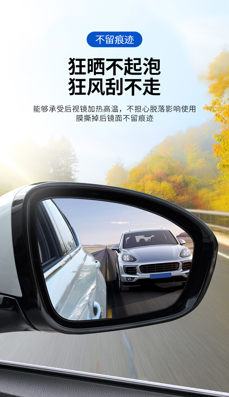 Kia KXCROSS, KX1, Yipao, KX3 rearview mirror rainproof film, KX5 car reversing mirror waterproof