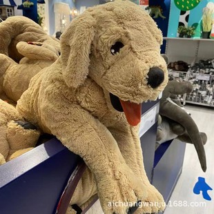 Spot market hot new cartoon sitting Labrador dog plush toy pillow doll children's toys