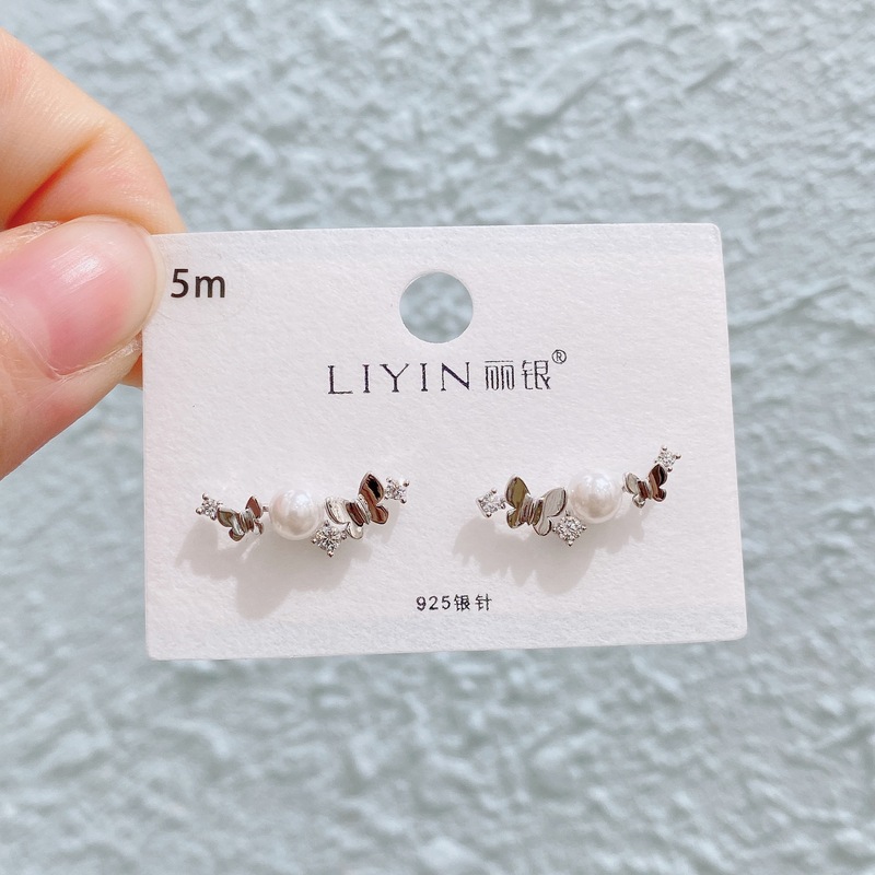 Liyin/Libeliying 花火イヤリング、軽い高級感、高級感、絶妙な銅金メッキマイクロ象嵌イヤリング、女性向け多用途|undefined