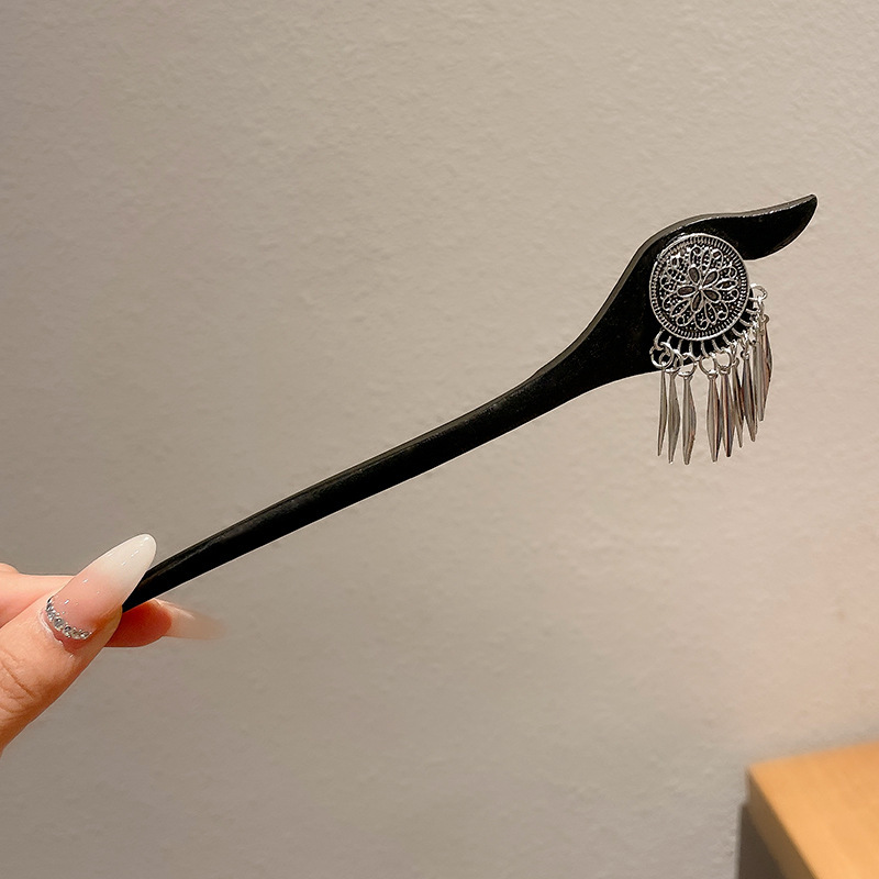 Temperamento de alta gama variado tocado de estilo antiguo de flores de alta sensibilidad cabello fresco y dulce mujer antiguo cheongsam clip de cabello