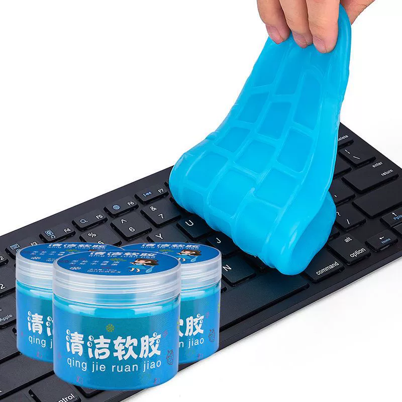 Чистка автомобиля, мягкий клей, автомобильные принадлежности, удаление пыли в салоне автомобиля, внутренний зазор, многофункциональная клавиатура, грязь, липкий производитель пыли, оптовая продажа