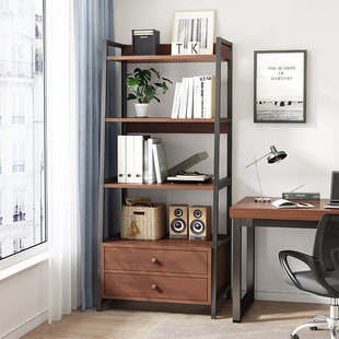 Multi-Layer Storage Rack Floor-Standing Household Storage Rack Simple Bookshelf Iron Living Room Wall Storage Cabinet Layered Rack Cabinet