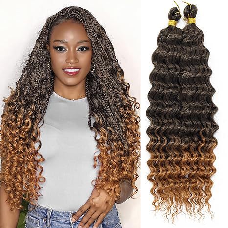 クロスボーダーディープウェーブ DEEP ヘアエクステンションかぎ針編みヘア化学繊維かぎ針編みヘアウィッグユニセックスヨーロッパとアメリカのスタイルのウィッグ|undefined