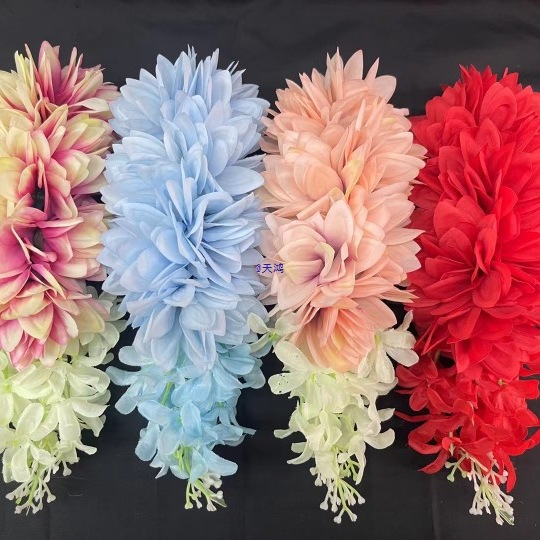 Yunnan Dai Head Flower Dance Headdress Thai Ethnic Style Hand Ornaments Hair Accessories Performance Clothing Accessories Photo Studio