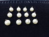 Copper pendant from pearl, universal earrings, wholesale