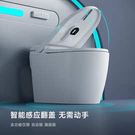 创意智能马桶家用无线遥控坐厕无水压限制静音冲水一体化坐便器