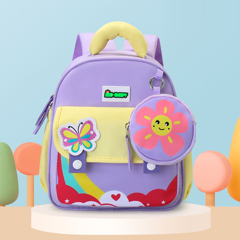 Nueva mochila de jardín de infantes para niños y niñas mochila de dibujos animados encantadora super ligera de carga mochila casual de gran capacidad