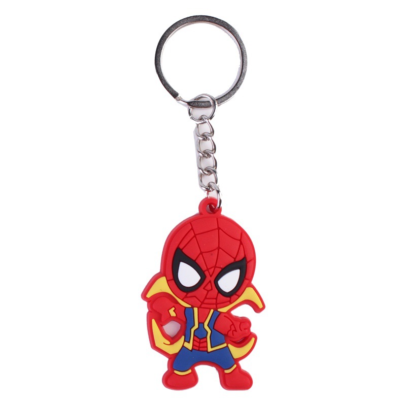 Super pequeño Héroe Verde muñeca de dibujos animados llavero hombres y mujeres bolsa colgante creativo lindo regalo adornos fábrica