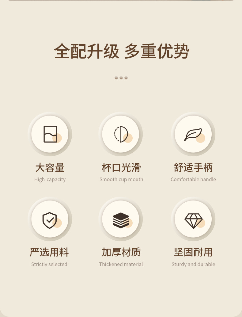 FaSoLa Life 可爱高颜值儿童漱口杯 小猫款 刷牙洗漱杯 男孩女孩食品级刷牙杯