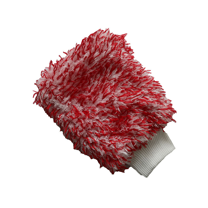 Xinxiili engrosada chenille guantes de lavado de coches guantes de espuma de terciopelo de coral terciopelo largo de una cara guantes de limpieza de coches de doble cara de terciopelo largo