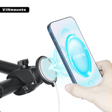 室内跑步机兼容magsafe手机支架动感单车快拆圆管夹magsafe支架