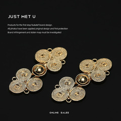 YOKO Xiao Xiang Chinese style mother-child buttoned qipao coat decorative buttons ancient costume Hanfu Tang suit outerwear buttons 