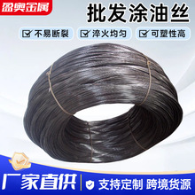 黑铁丝跨境源头厂家涂油建筑钢筋绑丝喷油黑色退丝现货批发