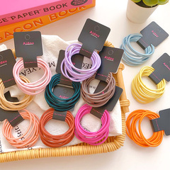 3MM Thick Pastel Color Hair Tie with No Seam Basic Headband Simple Hair Tie Rubber Band High Elasticity Hair Band Hair Accessory
