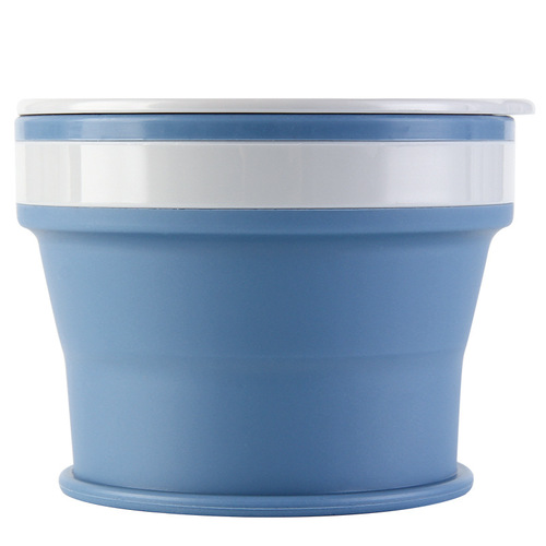 Silicone foldable water cup custom retractable coffee cup travel camping portable mouthwash cup handy cup factory wholesale