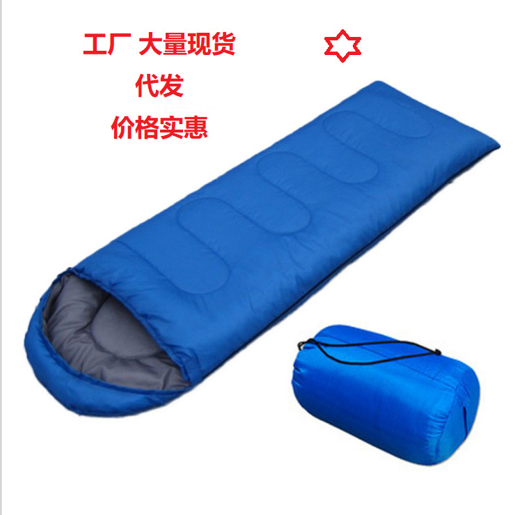 Primavera transfronteriza, verano y otoño sobre encapuchado adulto acampar al aire libre saco de dormir Oficina almuerzo descanso hogar cálido saco de dormir