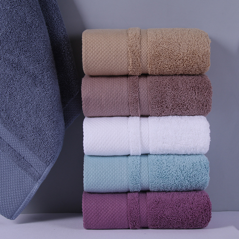 Towel bath towel suit pure cotton absorbent five-star hotel pure cotton thickened extra large towel bath towel two-piece cotton