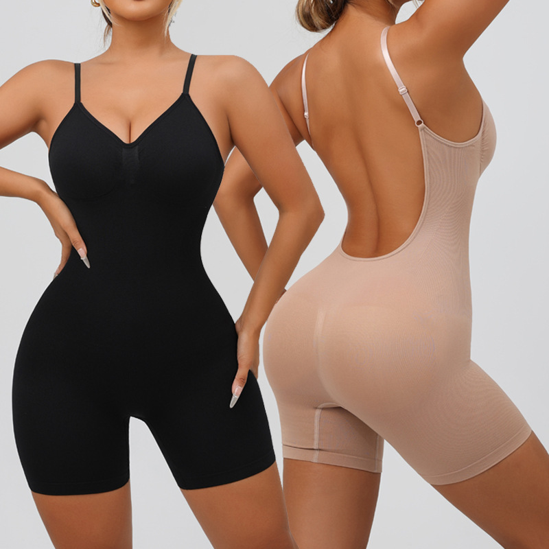 Cross-Border Shapewear, Body-Shaping, Sexy Backless Butt-Lifting Corset, Large Size Shaping, Tight Corset, One-Piece Shapewear