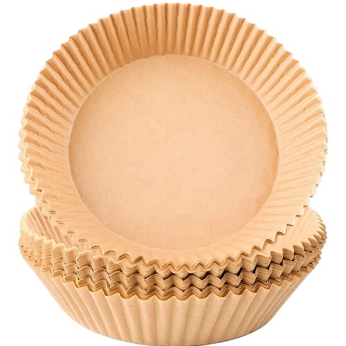 Non-stick easy-to-remove bone plate glutinous rice paper repeat burger grease barrier birthday paper plate air fryer special paper wholesale